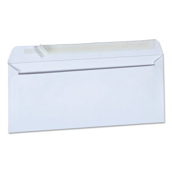 Office Impressions Peel Seal Strip Business Envelope, #10, 4 1/8 x 9 1/2, White, 500/Box