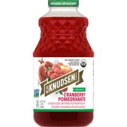 R.W. Knudsen Family Organic Cranberry Pomegranate Juice, 32 oz, Glass Bottle
