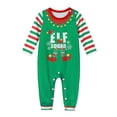 thumbnail image 2 of Aunavey Matching Family Christmas Pajamas Sets Holiday PJ's with ELF Printing Loungewear Sleepwear, 2 of 5