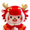 TUMALL Dragon Soft Toy Chinese New Year Dragon Doll for Study Room Cafe