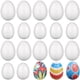 thumbnail image 1 of WORGEOUS 40 huevos de espuma, huevos de Pascua de espuma, huevos en blanco, huevos de espuma para manualidades de Halloween, adorno de huevo de Pascua sin terminar, 1 of 7