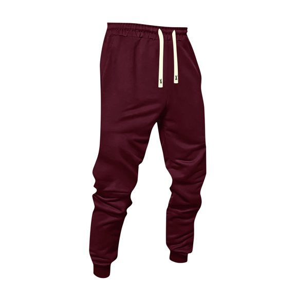 Sweatpants for Men Drawstring Lined Cuffed Sweatpants | Fall Winter Bottom, Moisture Wicking, Exercise Jogging Pants, Warm Soft , Big and Tall Joggers with Pockets, 3XL