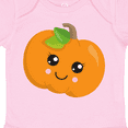 thumbnail image 4 of Inktastic Smiling Pumpkin, Orange Pumpkin, Halloween Boys or Girls Baby Bodysuit, 4 of 5