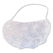 Boardwalk Disposable Beard Covers, Polypropylene, White, 100/PK, 10PK/CT -BWKBC924