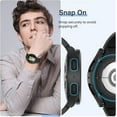 thumbnail image 6 of KOMI [2Pack for Samsung Galaxy Watch FE 2024 & 5 2022 & 4 2021 Screen Protector Case 40mm Accessories, Protective Face Cover for 40 mm, Hard Bumper Built-in Tempered Glass Film for Women Men, 6 of 8