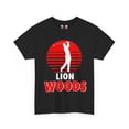 thumbnail image 2 of DJH Apparel | Funny LION Woods Knockoff Comical Athletic Unisex T-shirt, 2 of 7