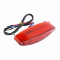 thumbnail image 3 of M Buder Luz Trasera LED Universal para Motocicleta 28 LEDs Rojos y Blancos Freno e Iluminación de Placa para ATV Quads y Motos de Calle (12.07 cm / 4.75 inches), 3 of 9