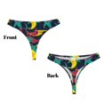 thumbnail image 3 of Fotbe Colorful Sharks Tanga Sin Costuras para Mujer con Estampado – Panties Invisibles, Transpirables y Cómodos para Uso Diario-4X-Large, 3 of 6