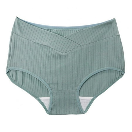 

Wisremt Womens Cotton Maternity Underwear Briefs for Pregnant Ribbed Pregnancy Underwear Ladies Intimates Postpartum Underwear