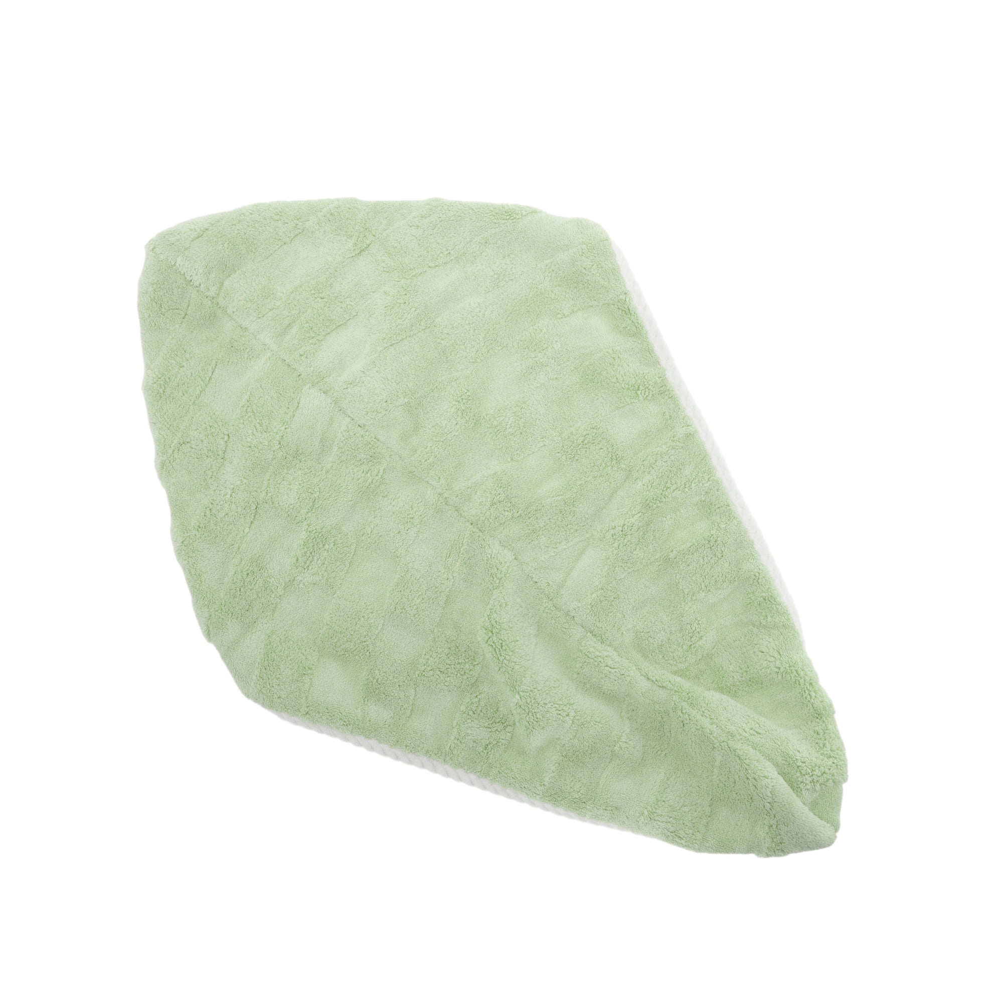 Unique Bargains 1pc Water-absorbent Quick Drying Hair Towel Wrap 26.38"x 10.24" Green