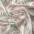 thumbnail image 5 of Ambesonne Palm Valance Pack of 2, Vintage Exotic Flowers Leaves, 54"X12", Eggshell Dusk, 5 of 5