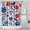 Pioneer Flower Floral-4, variant on Pioneer Flower Floral Print Pattern Shower Curtain 36"x72" ,Bathroom Decorative Shower Curtains Set with 12 Hooks,Modern Waterproof Washable Shower Curtain
