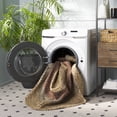 thumbnail image 5 of SAFAVIEH Braided Kent Geometric Machine Washable Reversible Area Rug, Brown/Gold, 5' x 8' Oval, 5 of 20