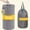 Gray, variant on Norcho 26 Gal/100L Round Recycling Bin with Lid, Reusable Inner Bag for Can Bottle Paper Plastic Glass Stickers, Gray
