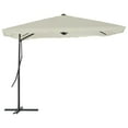 thumbnail image 1 of vidaXL Outdoor Parasol with Steel Pole 250x250 cm Sand, 1 of 4