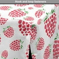 thumbnail image 4 of Fruit Dog Crate Cover, Summer Design Pattern with Raspberries, Easy to Use Pet Kennel Cover Small Dogs Puppies Kittens, 7 Sizes, Dark Coral Fern Green, by Ambesonne, 4 of 6