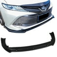 thumbnail image 2 of Ikon Motorsports Compatible with 18-20 Toyota Camry V2 Style Black Front Bumper Lip Spoiler 3 Pieces PP Polypropylene, 2 of 7