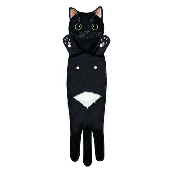 JoyMoreHome Cute Cat Shape Hand Towel Decor, Soft Comfortable Absorbent Towel, for Kitchen, Bathroom
