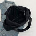 thumbnail image 2 of Bolso Hobo de plumón para mujer, bolso de mano hinchado a la moda, bolso de compras de invierno (negro), 2 of 8