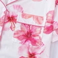 thumbnail image 7 of Women's Shorts Suits 2 Piece Summer Beach Hawaiian Printed Short Sleeve Button Down Sets Comfy Casual Vacation Loose Fit Loungewear, 7 of 7