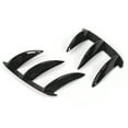 thumbnail image 4 of Rear Bumper Splitter, Simple Installation 2pcs Black Durable Rear Bumper Vent Canard Impact   for Car, 4 of 8