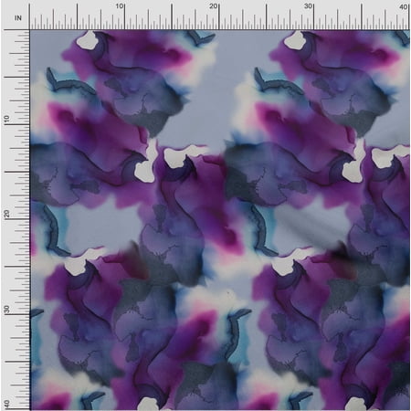 oneOone Organic Cotton Voile Fabric Texture Panel Printed Craft Fabric BTY 42 Inch Wide