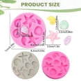 thumbnail image 6 of Marine Theme Silicone Fondant Mold, Seashell Starfish Fish Chocolate Candy Baking Mold, Under the Sea Ocean Cake Decorating Tools for Cookies, Cupcake, Resin DIY Craft, Food Grade Flexible Baking, 6 of 8