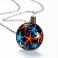 thumbnail image 6 of Starfish Necklace Personalized Custom Photo Round Pendant Adjustable Stainless Steel Necklaces with Gift Box for Men Women Mothers Valentine's Jewelry Gift, 6 of 6