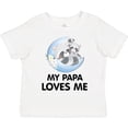 thumbnail image 3 of Inktastic Raccoon My Papa Loves Me Boys or Girls Toddler T-Shirt, 3 of 5
