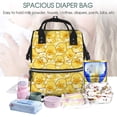 thumbnail image 5 of Gaeub Cool Duck With Yellow Strip Print Mummy Diaper Bag Backpack,Durable Maternity Baby Nappy Casual Shoulder Bags,Travel Hiking Outdoor Pack, 5 of 6