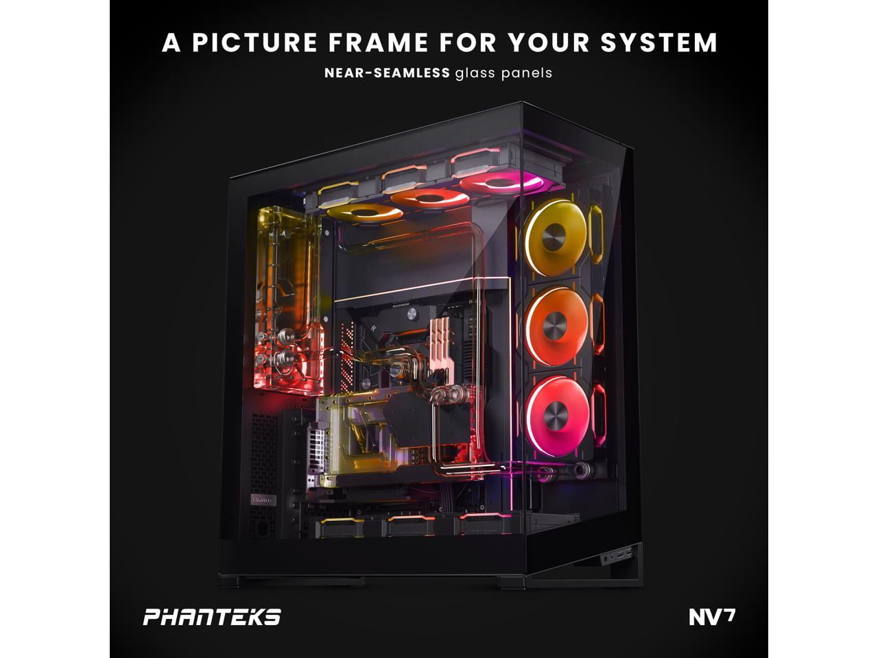 Phanteks on Instagram: The NV7 offers a near-seamless view of the inside. # phanteks #nv7 #d30 #pcbuilds #pcsetups #gamingsetups