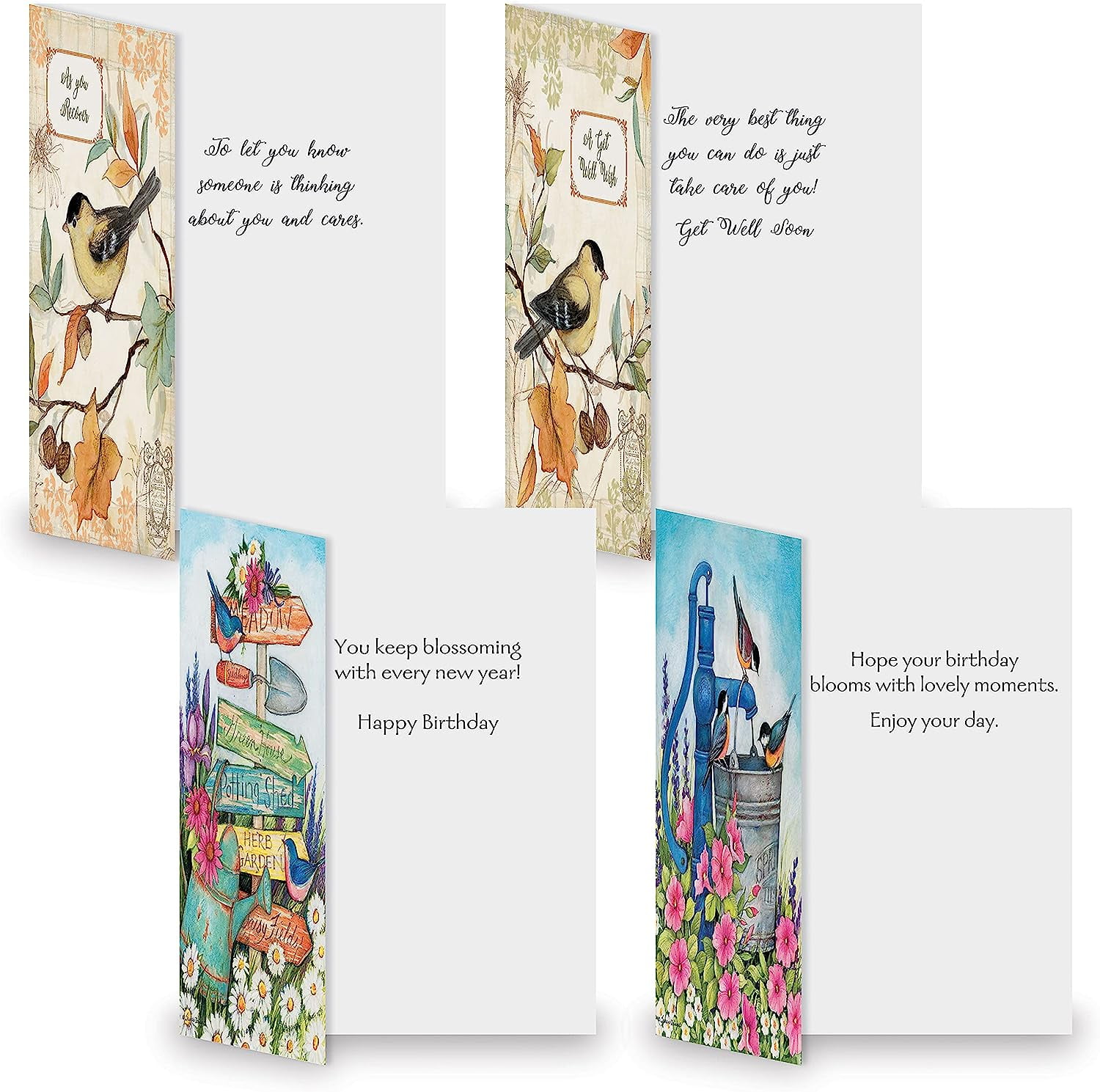 Susan Winget Studio All Occasion Greeting Card Pack with Seals - Set of 40,  5" x 7"