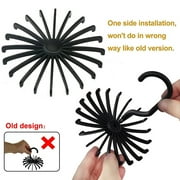 Tzgsonp Spinning Tie Rack and Belt Hanger (2 Pack) Ultimate Hanger Holder Hook for Storing Neck Ties, Belts, and Scarves