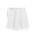 thumbnail image 2 of iEFiEL Kids Girls Wrap Skirt Dance Basic Classic Chiffon Mini Skirt with Waist Tie, 2 of 6