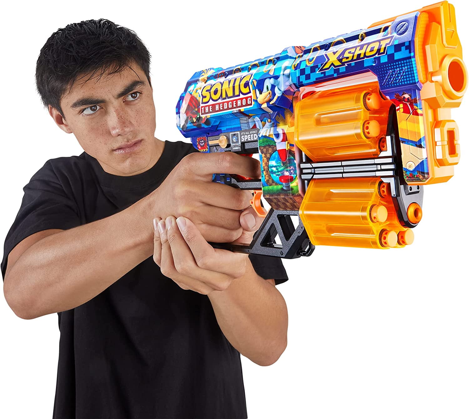 X-Shot Skinz Sonic the Hedgehog Blaster