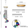 thumbnail image 5 of Campanas de viento ZHAOCHENG coloridas para exteriores con 4 tubos de aluminio incluye 11 campanas para decoración del hogar jardín patio 1 pieza, 5 of 5