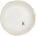 thumbnail image 2 of ALLEYWELLS Jewelry Tray Initial, Ceramic Decor Dish for Bracelet Necklaces Rings Earrings Watch Keys, Birthday Gifts for Women, 2 of 5