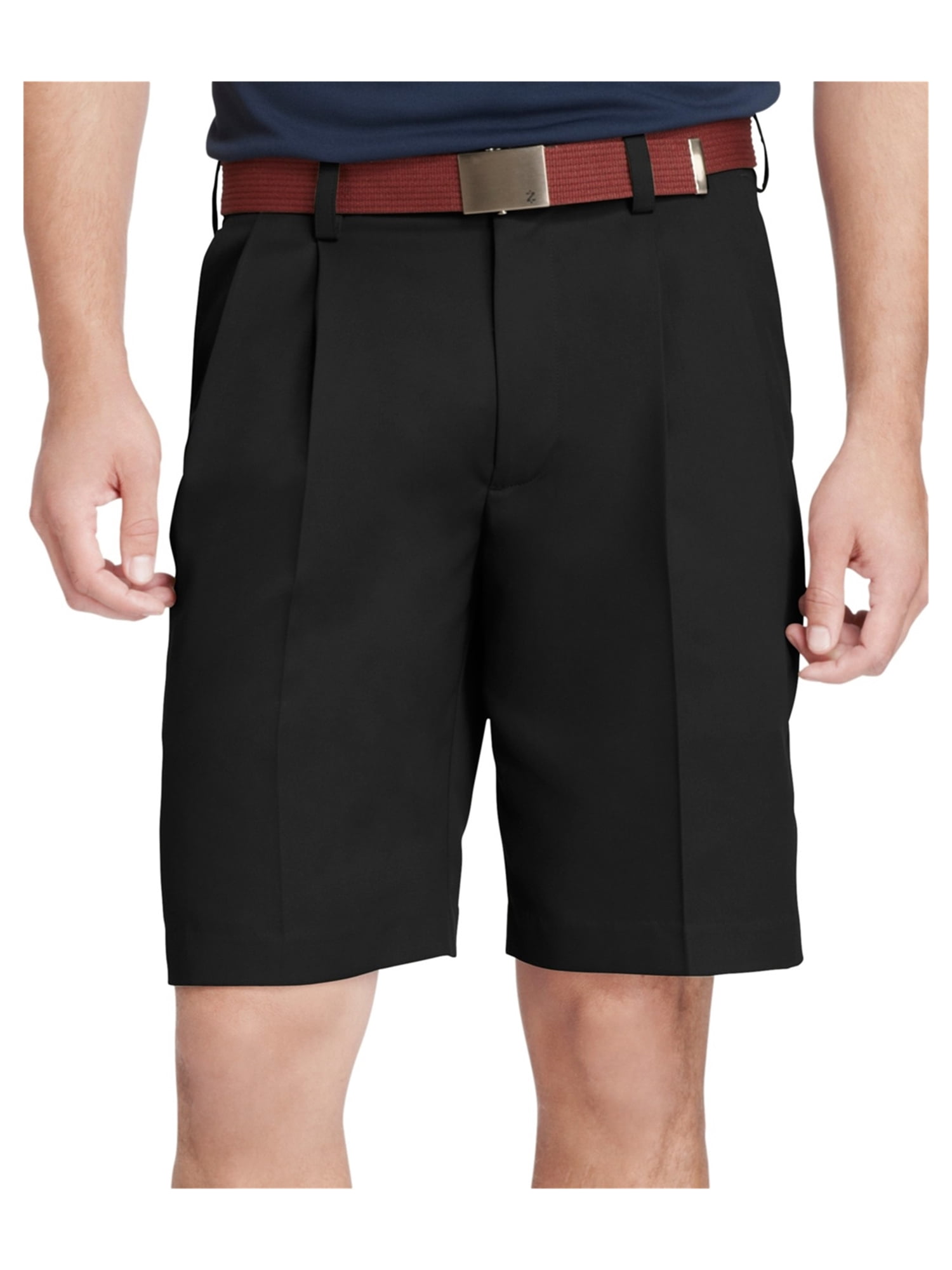 IZOD Mens Double Pleated Casual Chino 