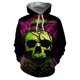 thumbnail image 4 of Nueva sudadera con capucha para hombre, estampado de calavera en 3D, jersey con estampado de tendencia urbana, manga larga, estilo hip hop, informal, holgada, para otoño, ropa para hombre, 4 of 4