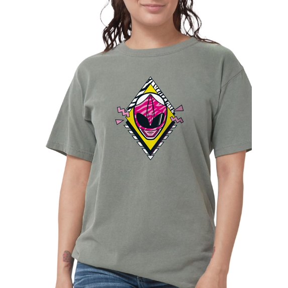 CafePress - Mighty Morphin Pow Women's Comfort Colors® T Shirt - Womens Comfort Colors® Shirt