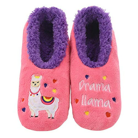 Snoozies Pairables Womens Slippers - House Slippers - Drama Llama ...