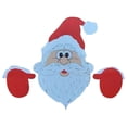 thumbnail image 1 of 10uds. Letreros navideños para el jardín, lindo regalo de fiesta de Navidad con valla de Papá Noel (Papá Noel de mano roja), 1 of 3