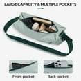 thumbnail image 4 of WATERFLY Unisex Large Capacity Travel Hiking Nylon Cross-Body Shoulder Bag,,Mint Green, 4 of 8
