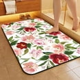 thumbnail image 5 of 1pc Red and Pink Rose Bathroom Rug Bathroom Decor and Accessories- Durable,Anti Slip,And Quick Drying,Suitable For Indoor/outdoor Use - Perfect For Bathrooms,Bedrooms,Kitchens, 5 of 9