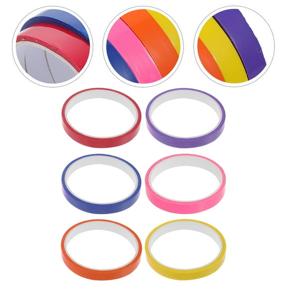 SEWCHICS Silky Colored Ball Tape Adhesive Tape for Crafts and Stress Relief