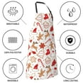 thumbnail image 5 of Kdxio Gingerbread Holiday Sweets Apron with Pockets Adjustable Kitchen Aprons for Men Women Waterproof Aprons for Cooking,Drawing,Crafting, Baking Household Cleaning, 5 of 5