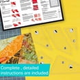 thumbnail image 4 of 5Pcs Creative Quilting Cutting Template Grids Crazier Eights Template Quilt Ruler Set Quilting Cutting Templates Acrylic, 4 of 8