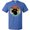 Royal Blue, variant on Inktastic Drum Set Retro Drummer Sunset T-Shirt