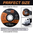 thumbnail image 3 of Cut Off Wheels Truswe, paquete de 52 unidades para amoladora angular de 115 mm, 3 of 5