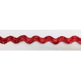thumbnail image 2 of Red 1/2" Metallic Ric Rac, 2 of 3